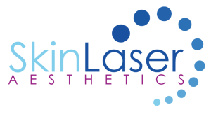 SkinLaser szalon logója, amely Budapesten a Kolosy tér közelében helyezkedik el